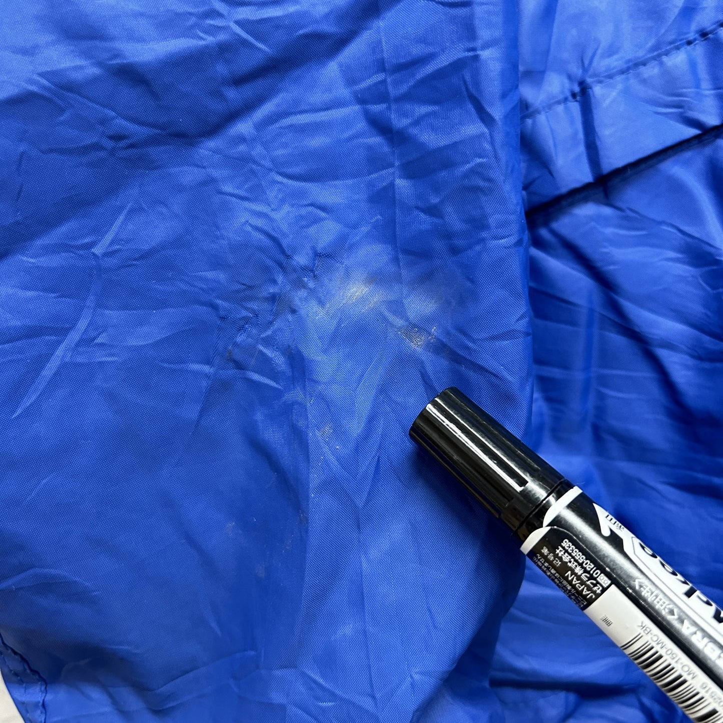 70s USA製 PlaJac vintage コーチジャケット 三角タブ ブルー ビンテージ 古着 ナイロンジャケット