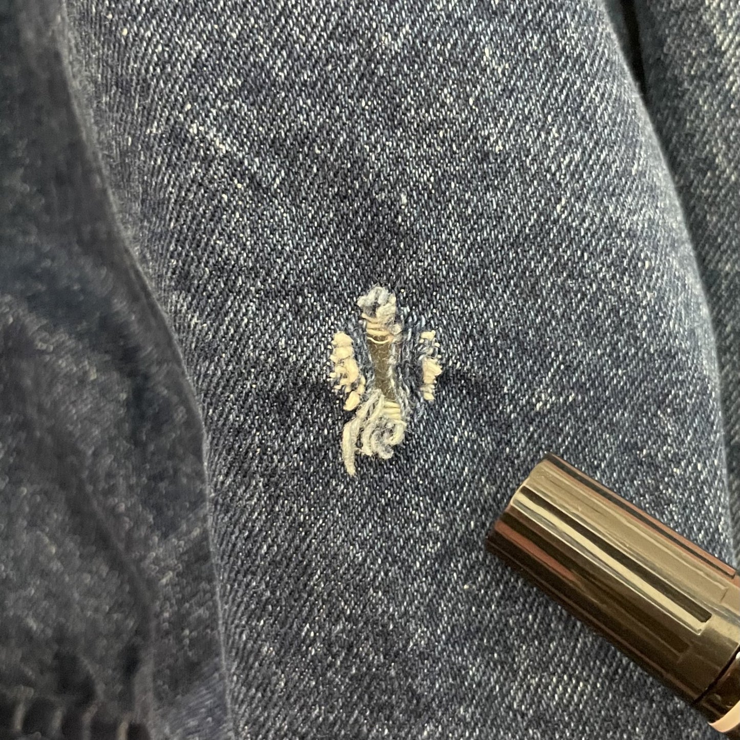 90s vintage 古着 ビンテージ デニムジャケット インディゴ レイヤード ジップアップ