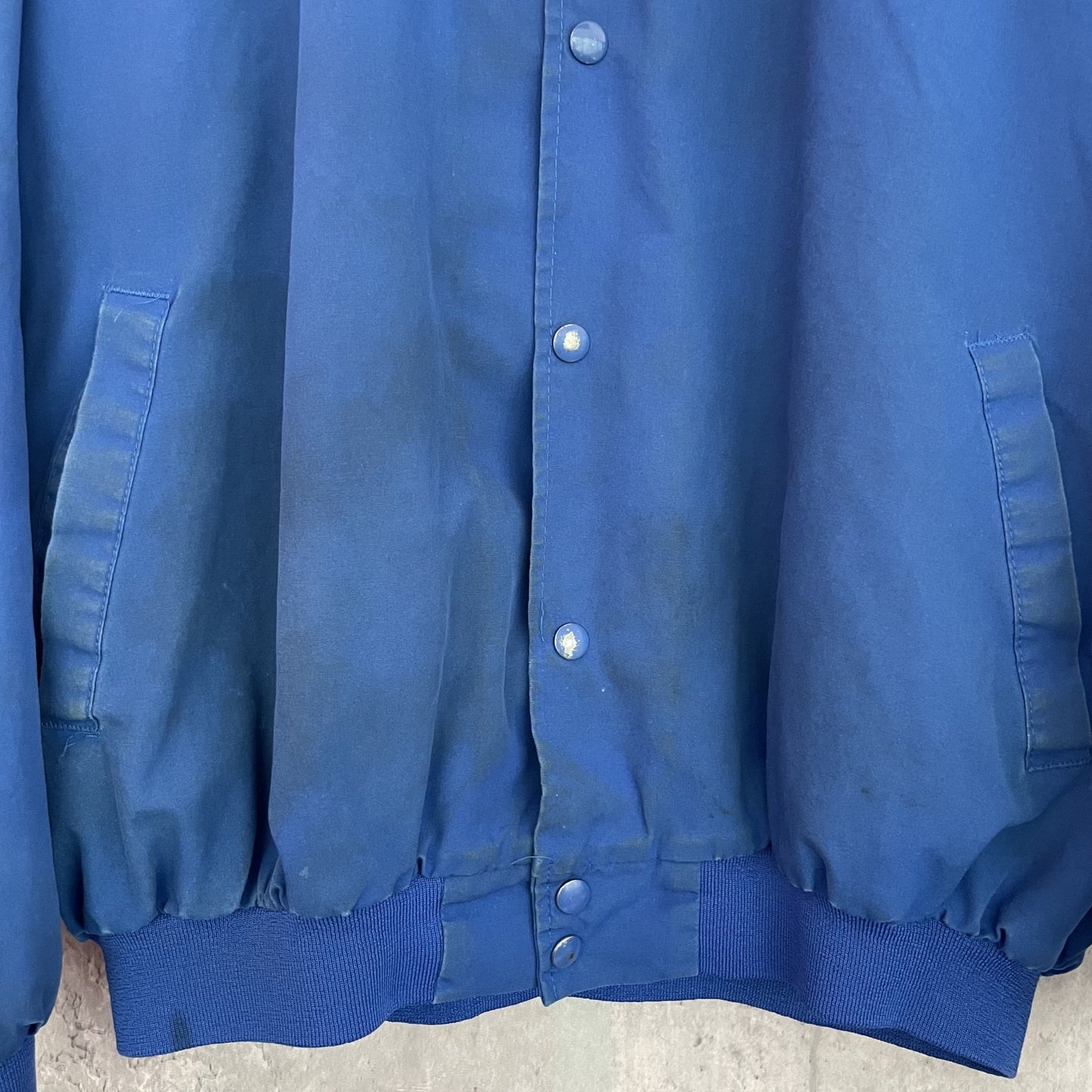 90s vintage 古着 ビンテージ スタジャン スタジアムジャンパー USA製 コットン WESTARK USA