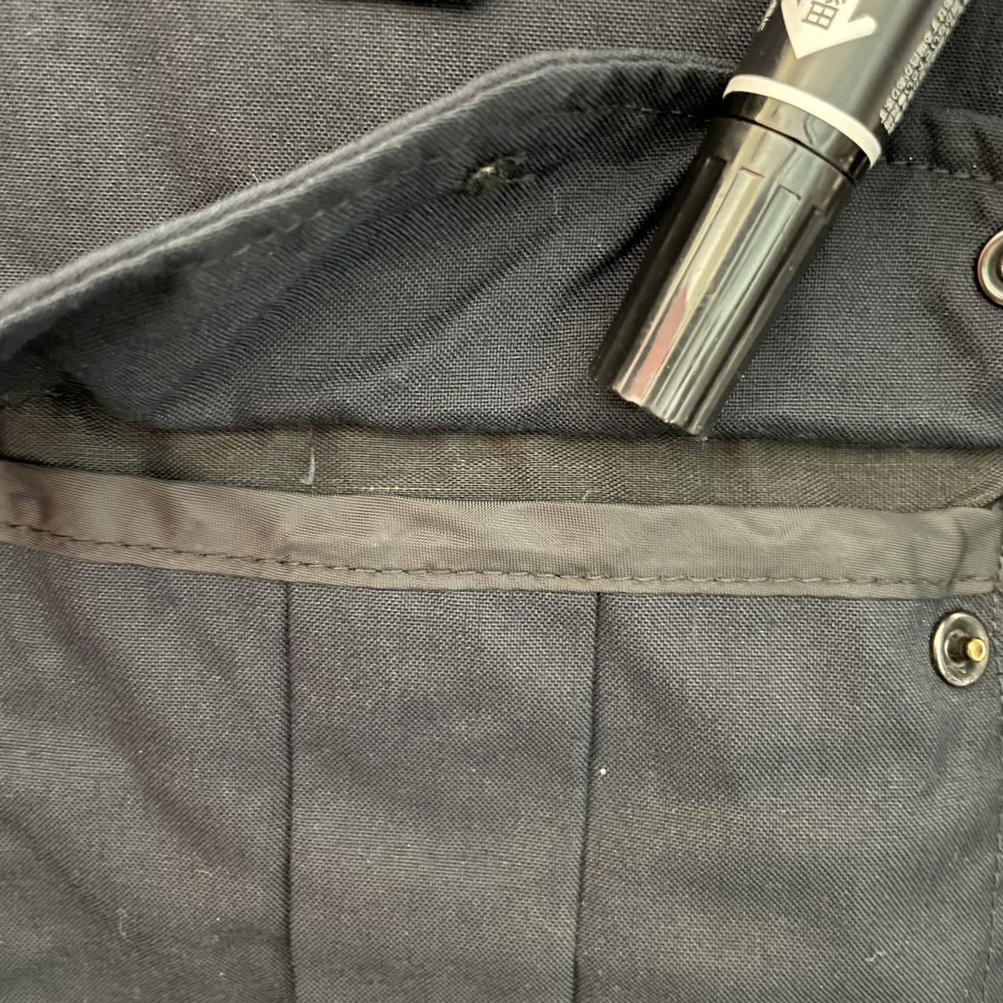 90s vintage 古着 ビンテージ USA製 ブラウアー Blauer ポリスマンジャケット ナイロンジャケット 襟ボア ブラック