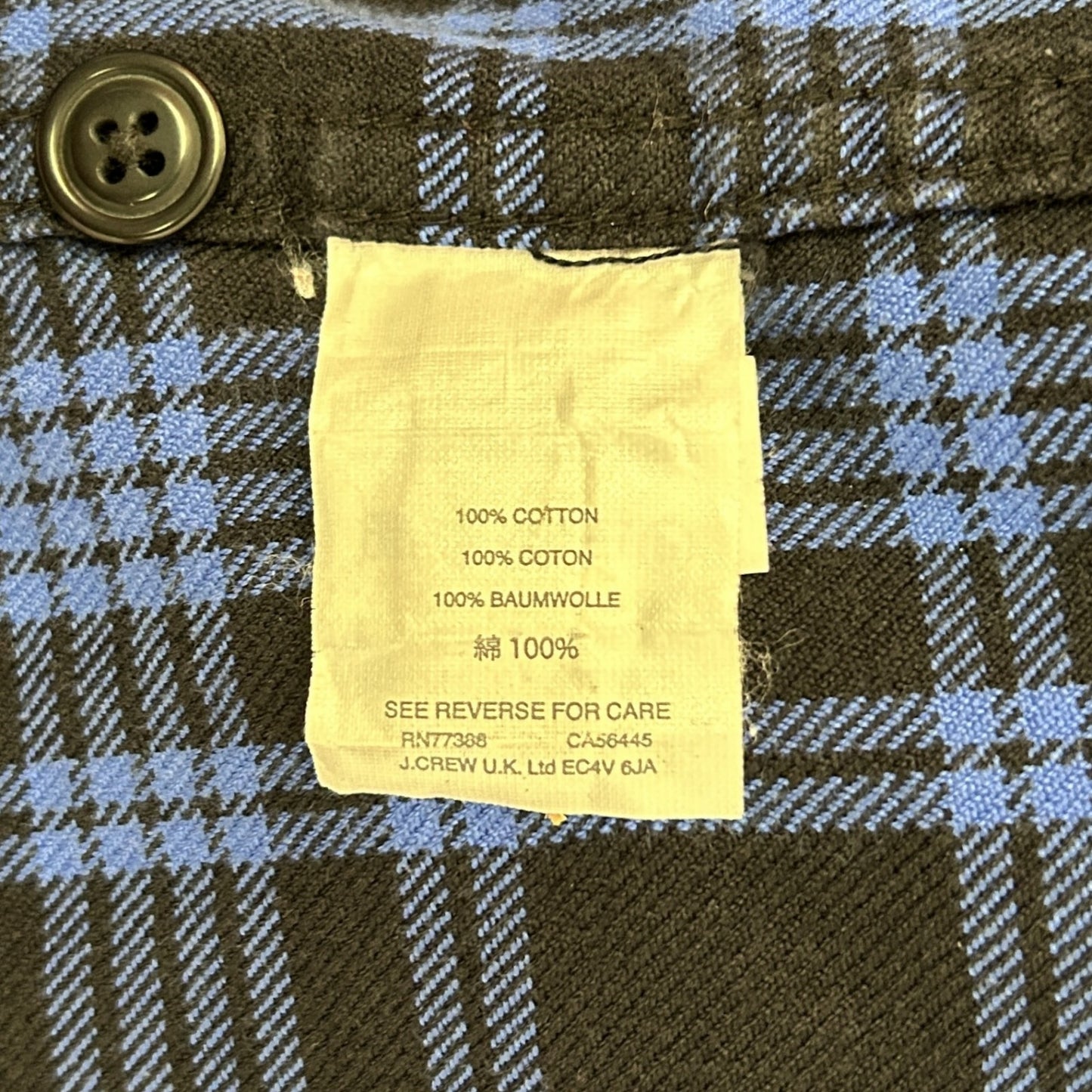 00s vintage 古着 ビンテージ 長袖シャツ ネルシャツ ボタンダウン チェック柄 ジェイクルー J.crew