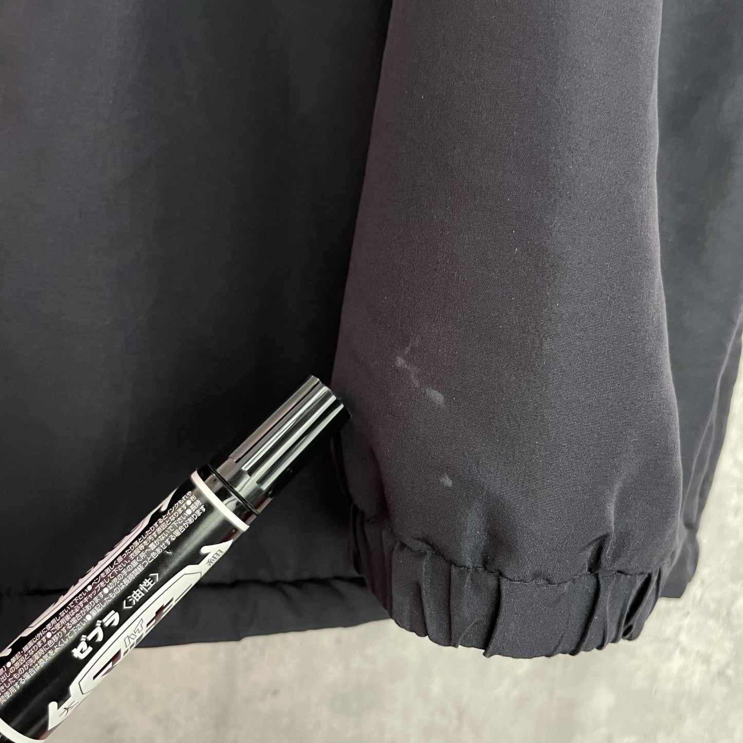 90s vintage 古着 ビンテージ GEAR ギア ブラック ナイロンジャケット ゴルフ ドローコード フルジップ