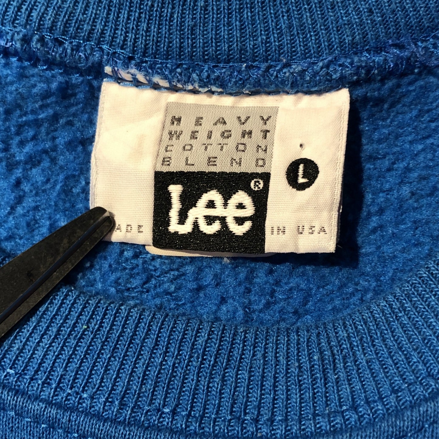 90s Lee ブランクスウェット USA製 無地 青