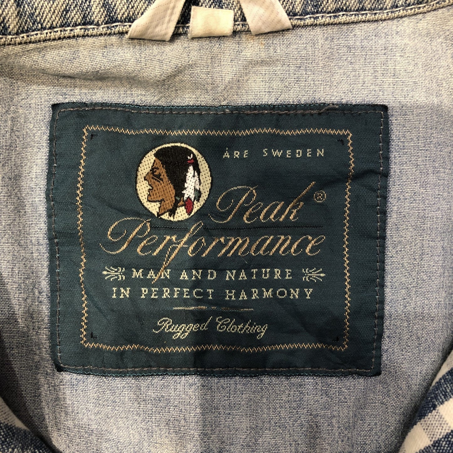 peak performance indian デニムジャケット L