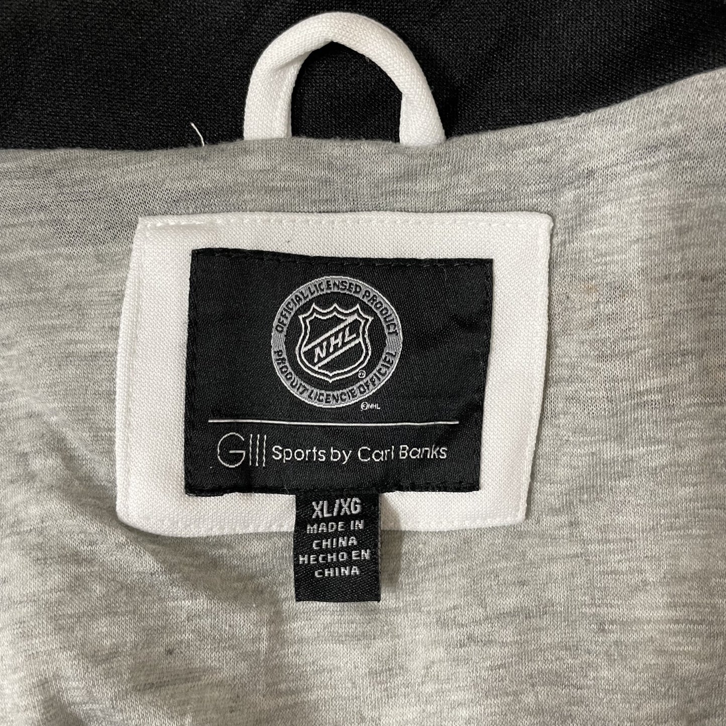 00s vintage 古着 ビンテージ NHL BOSTON BRUINS ホッケー チーム ナイロンジャケット トラックジャケット