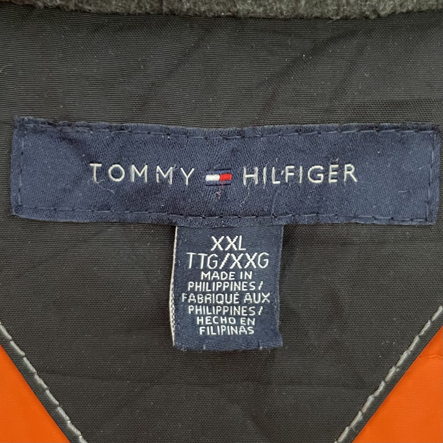 00s vintage 古着 ビンテージ トミーヒルフィガー TOMMYHILFIGER ナイロンジャケット 胸元刺繍 ストリート