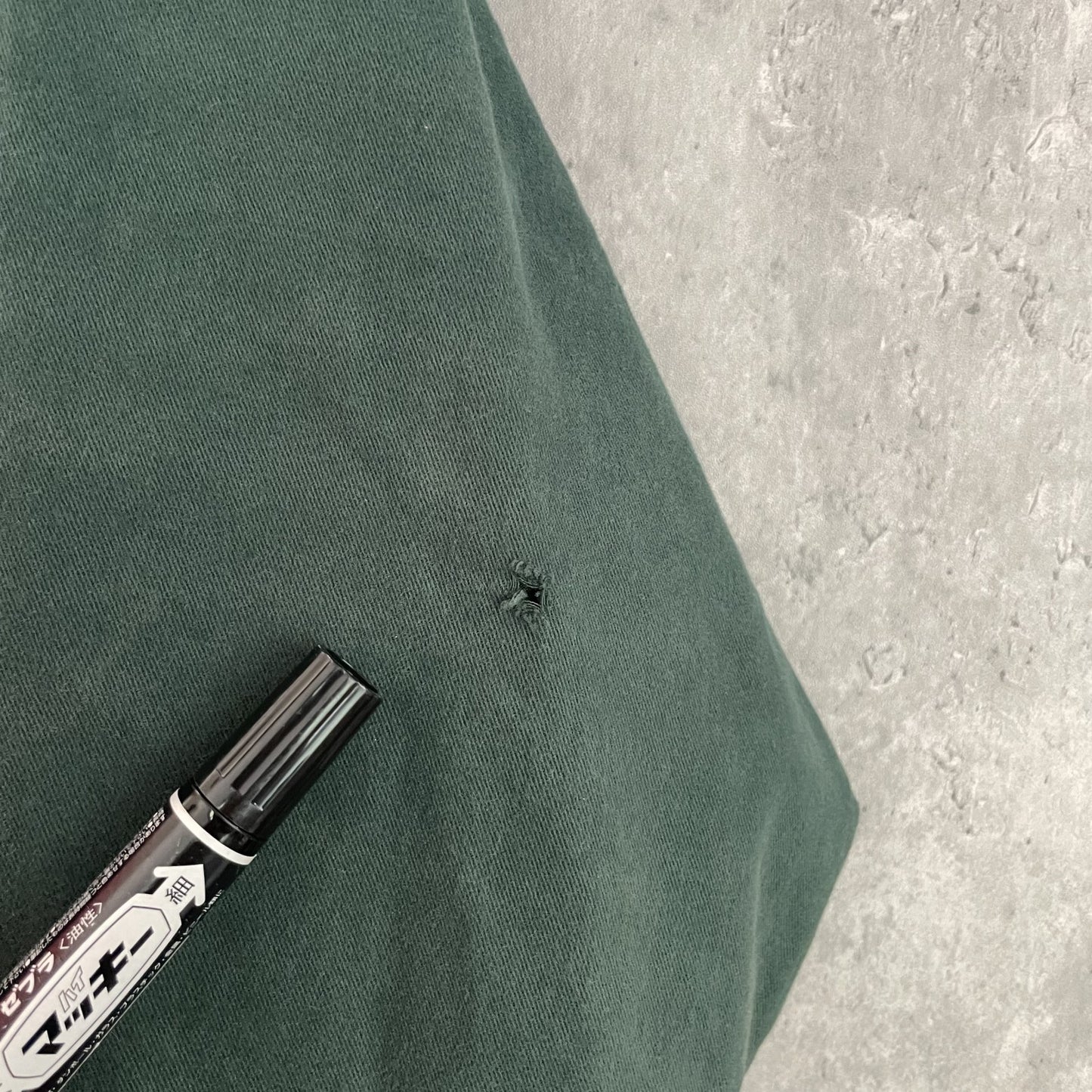 90s vintage 古着 ビンテージ USA製 ブルゾンジャケット グリーン 胸刺繍 フルジップ アメカジ SwingSter