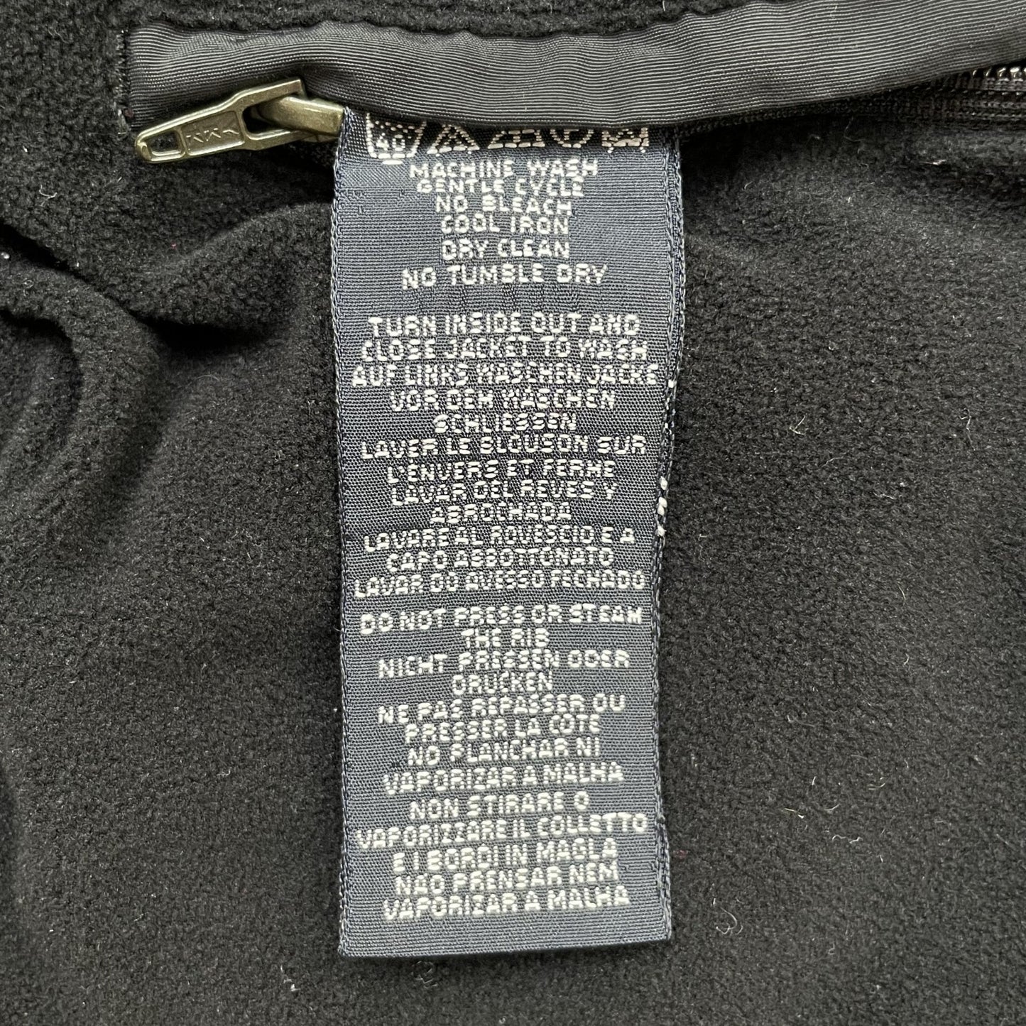 90s vintage 古着 ビンテージ ガント GANT ナイロンジャケット ブルゾン フリース 刺繍