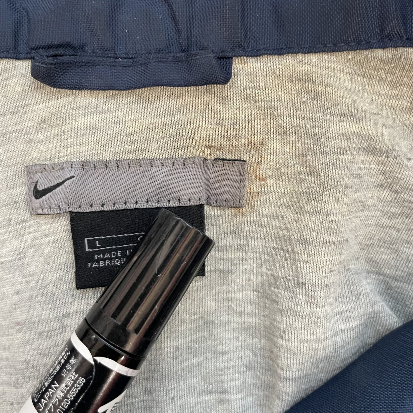 00s 初期タグ NIKE ナイキ ビンテージ 古着 vintage ナイロン テックジャケット バックプリント ロゴ