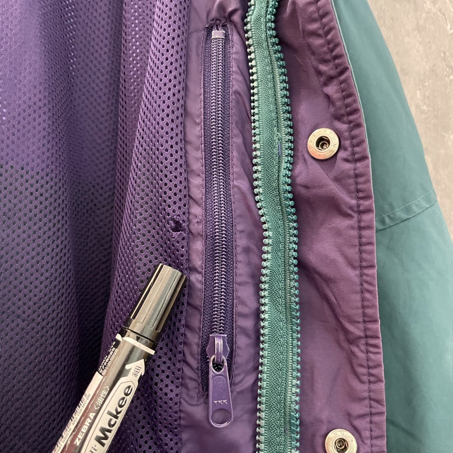 90s vintage 古着 ビンテージ コロンビア Columbia ナイロン アウトドアジャケット マルチカラー