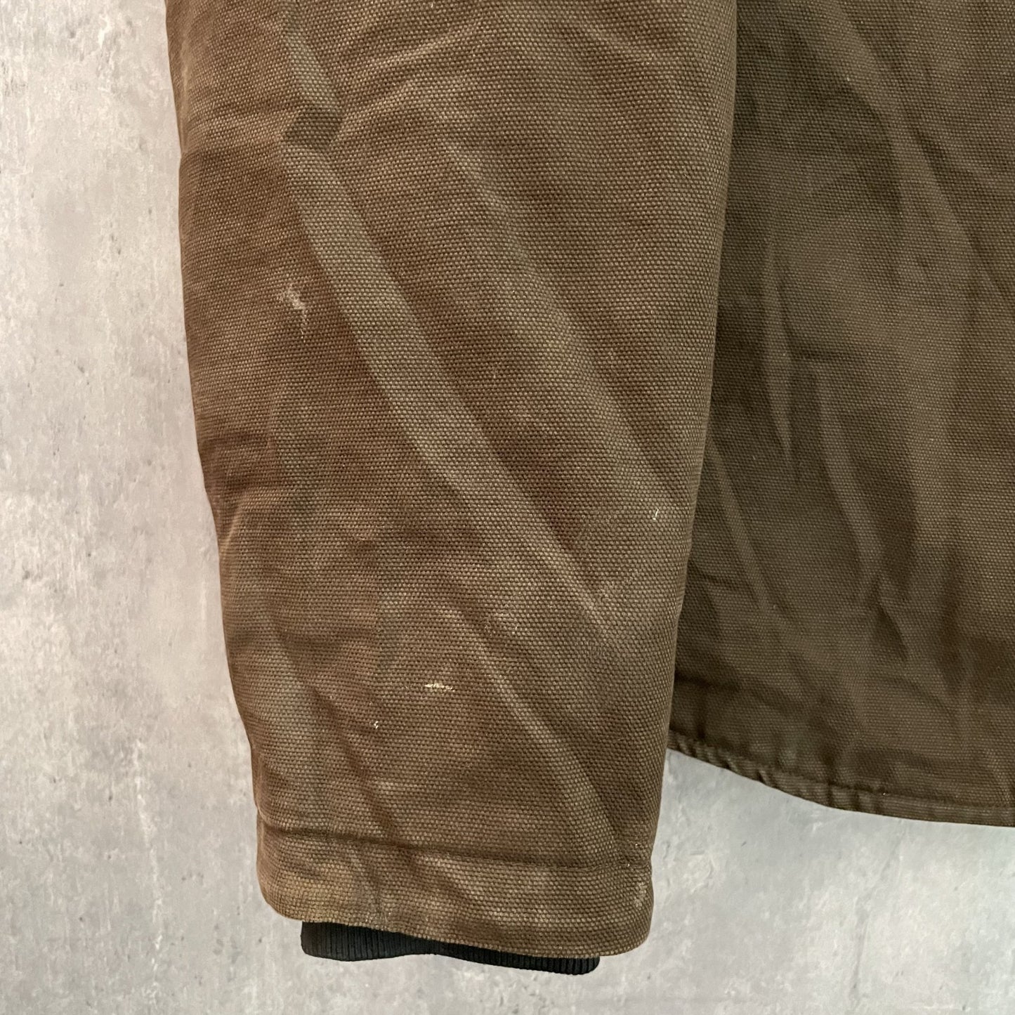 00s vintage 古着 ビンテージ ダック地 マウンテンジャケット ブラウン ダブルジップ 裏地フリース OULUTH TRADING