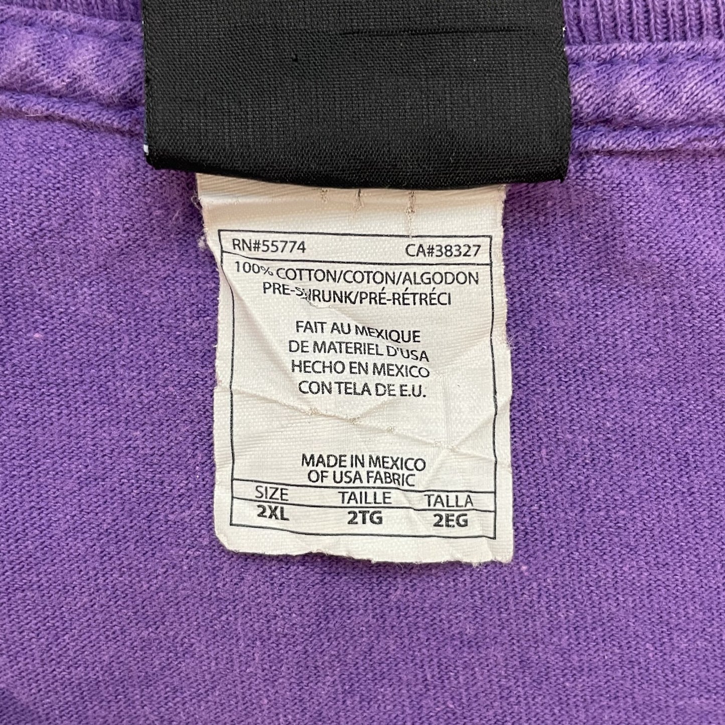 90s vintage 古着 ビンテージ NFL ロンT オーバーサイズ ストリート スケーター フロントプリント パープル メンズ