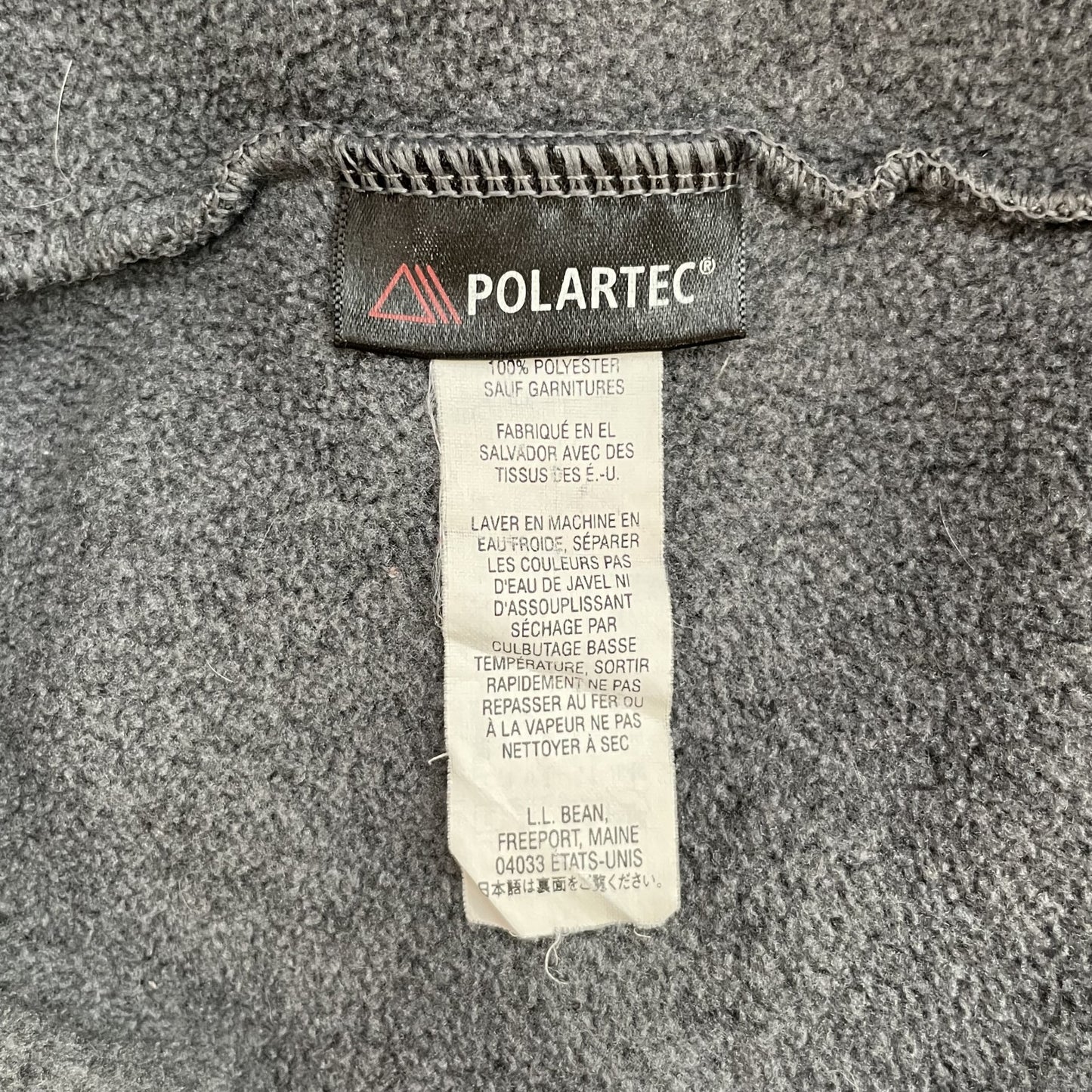 00s vintage 古着 ビンテージ エルエルビーン L.L.Bean アウトドア フリースジャケット フルジップ