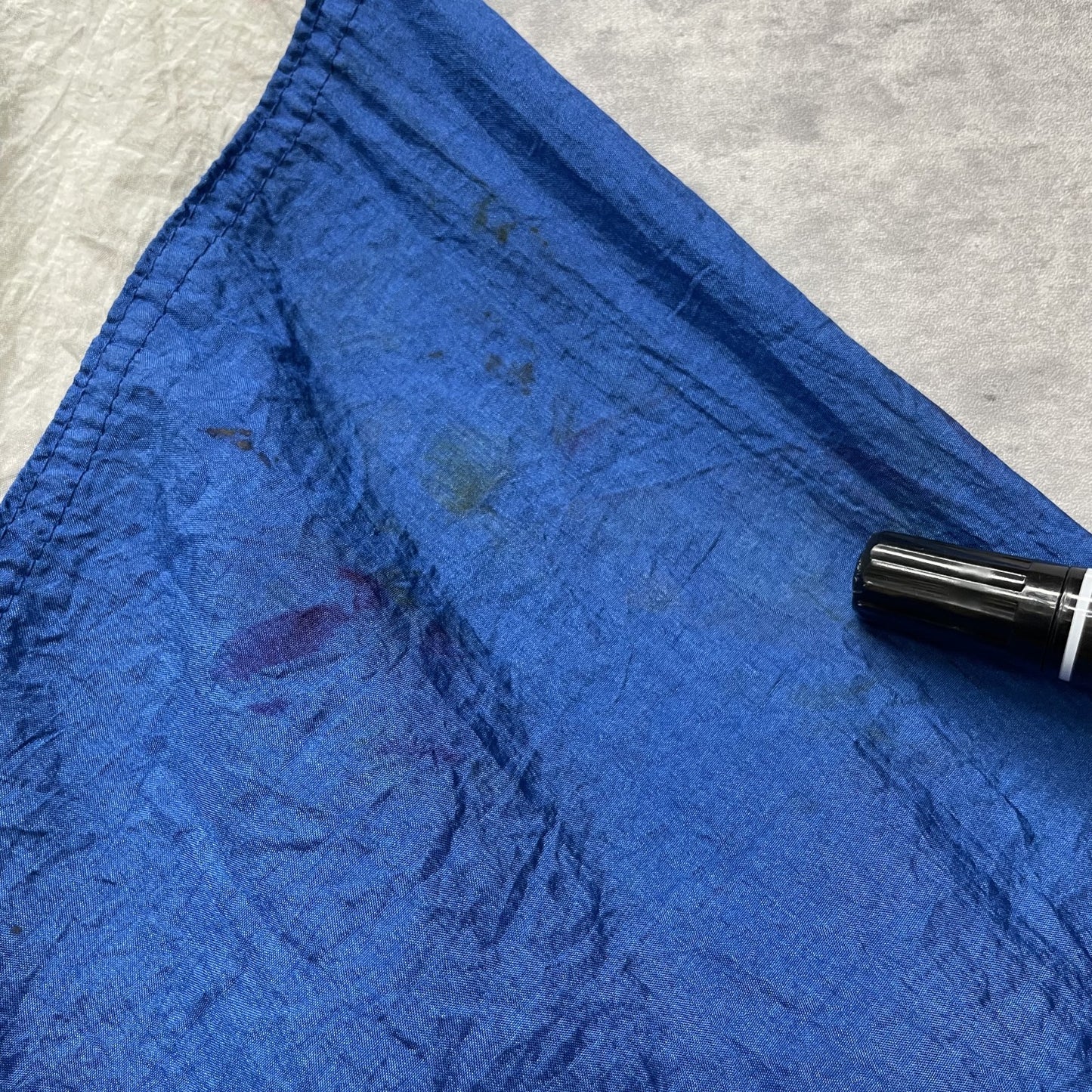 90s vintage 古着 KAMPUS OLORS ナイロンジャケット アノラック ツートンカラー 胸刺繍 アウトドア