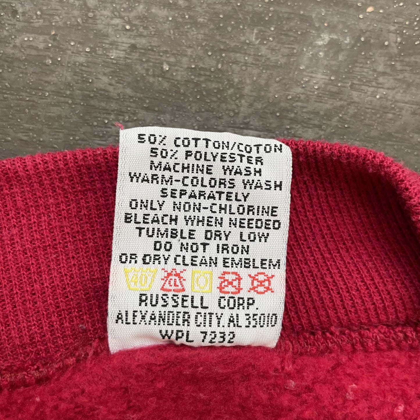 90s vintage 古着 ビンテージ USA製 used ネックスウェット 無地