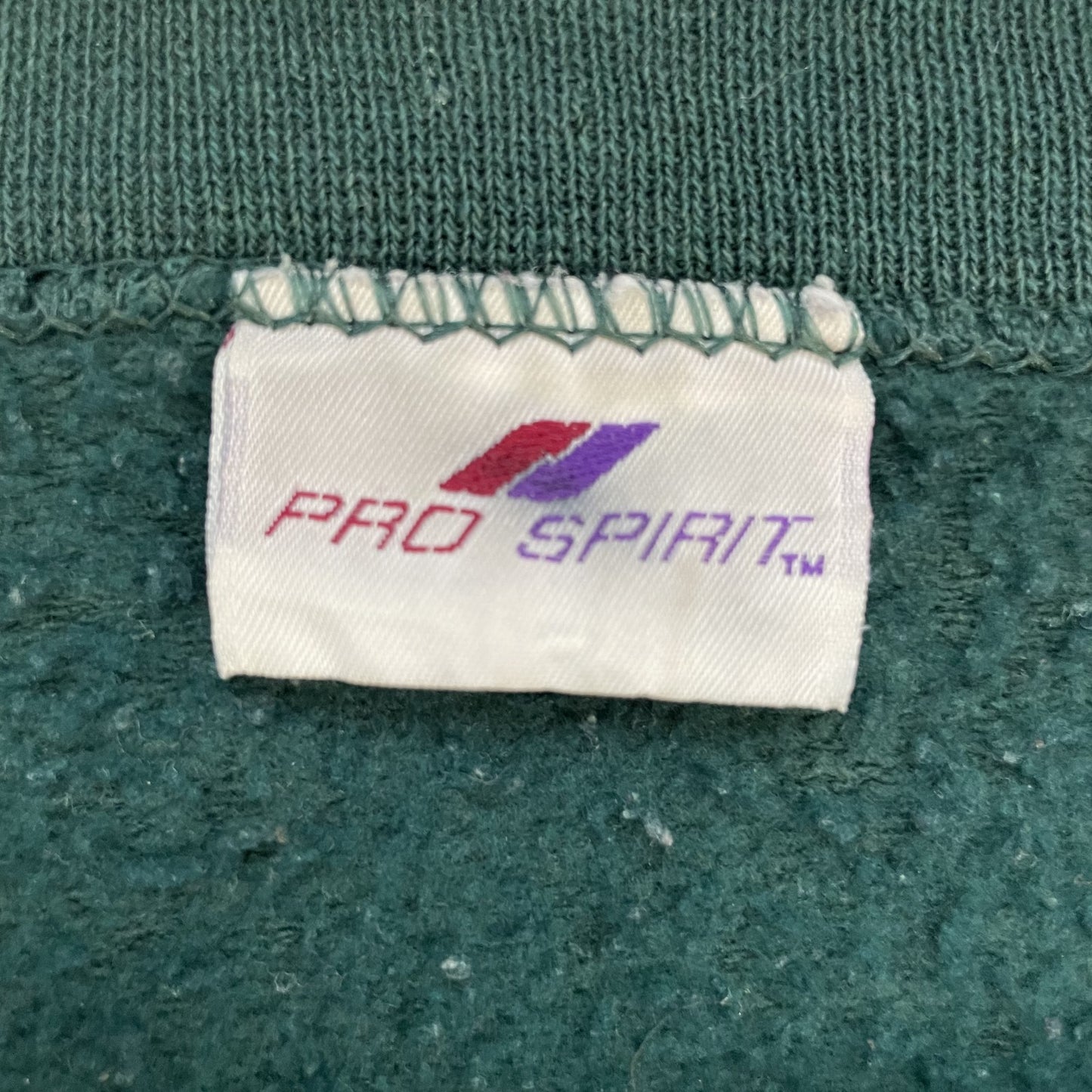 90s vintage 古着 ビンテージ 無地スウェット Vガゼット グリーン ストリート アメカジ フェード