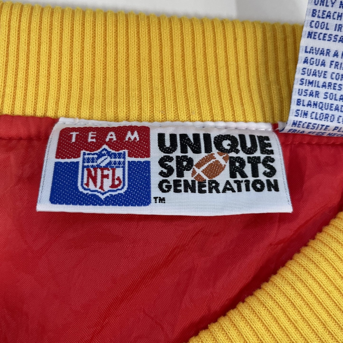 90s vintage 古着 ビンテージ NFL ナイロンジャケット プルオーバー チーム ストリート