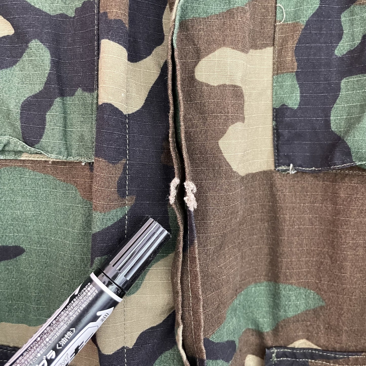 vintage 古着 ビンテージ USARMY アメリカ軍 ウッドランド カモ リップストップ ファティーグジャケット