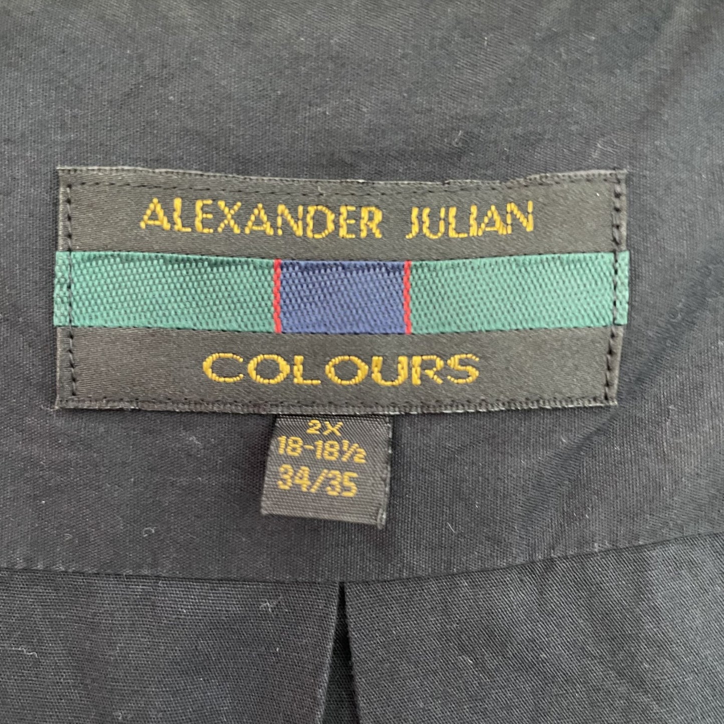 90s vintage 古着 ビンテージ ALEXANDER JULIAN 長袖シャツ オールブラック ロングスリーブ