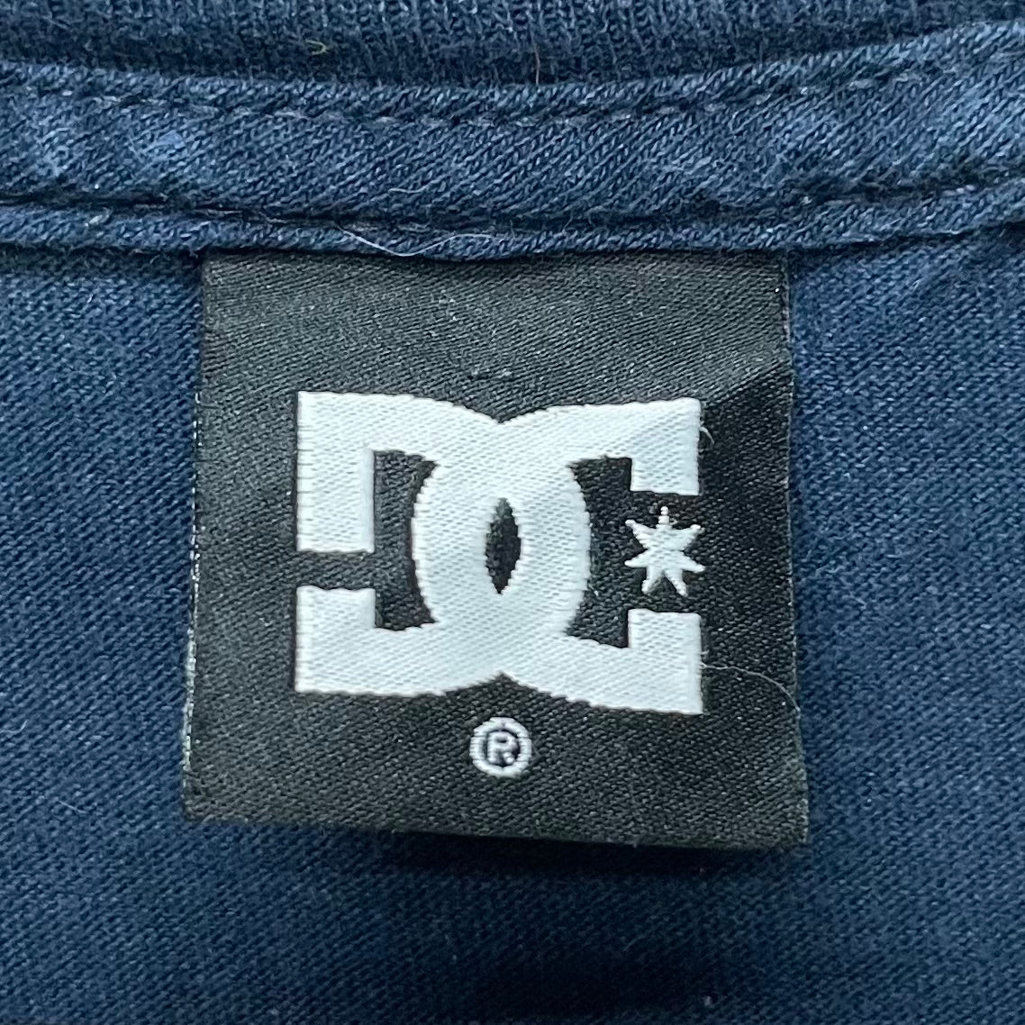 00s vintage 古着 ビンテージ DC ロゴプリント ディーシー ストリート ネイビー オーバーサイズ