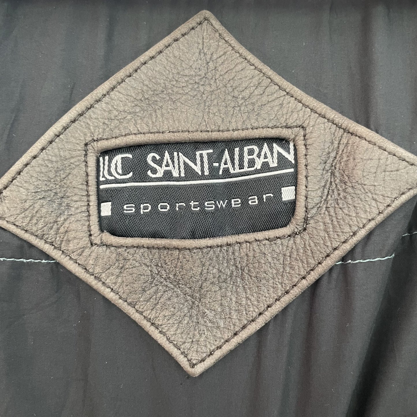 90s 00s レザージャケット フルジップ 長袖 無地 vintage 古着 ビンテージ