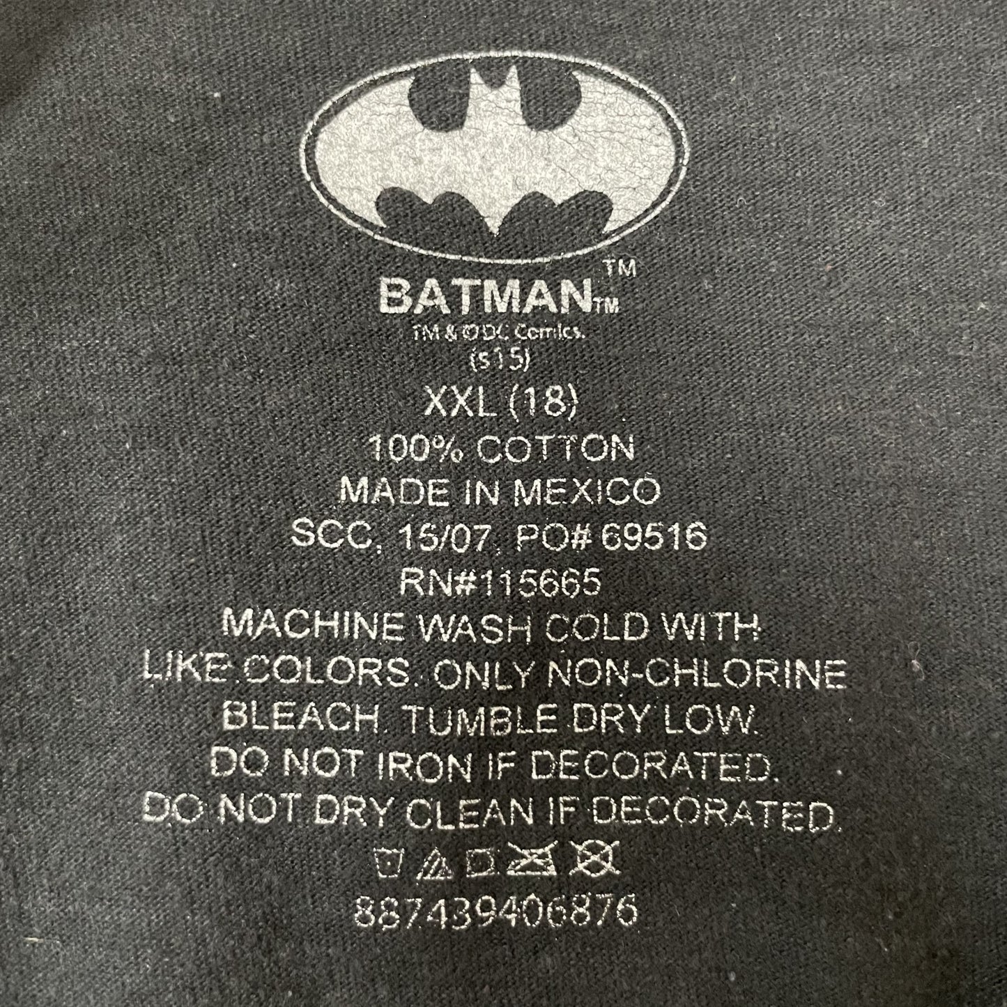 00s vintage 古着 ビンテージ バットマン BATMAN アニメ キャラクター ムービー 映画 ダークヒーロー