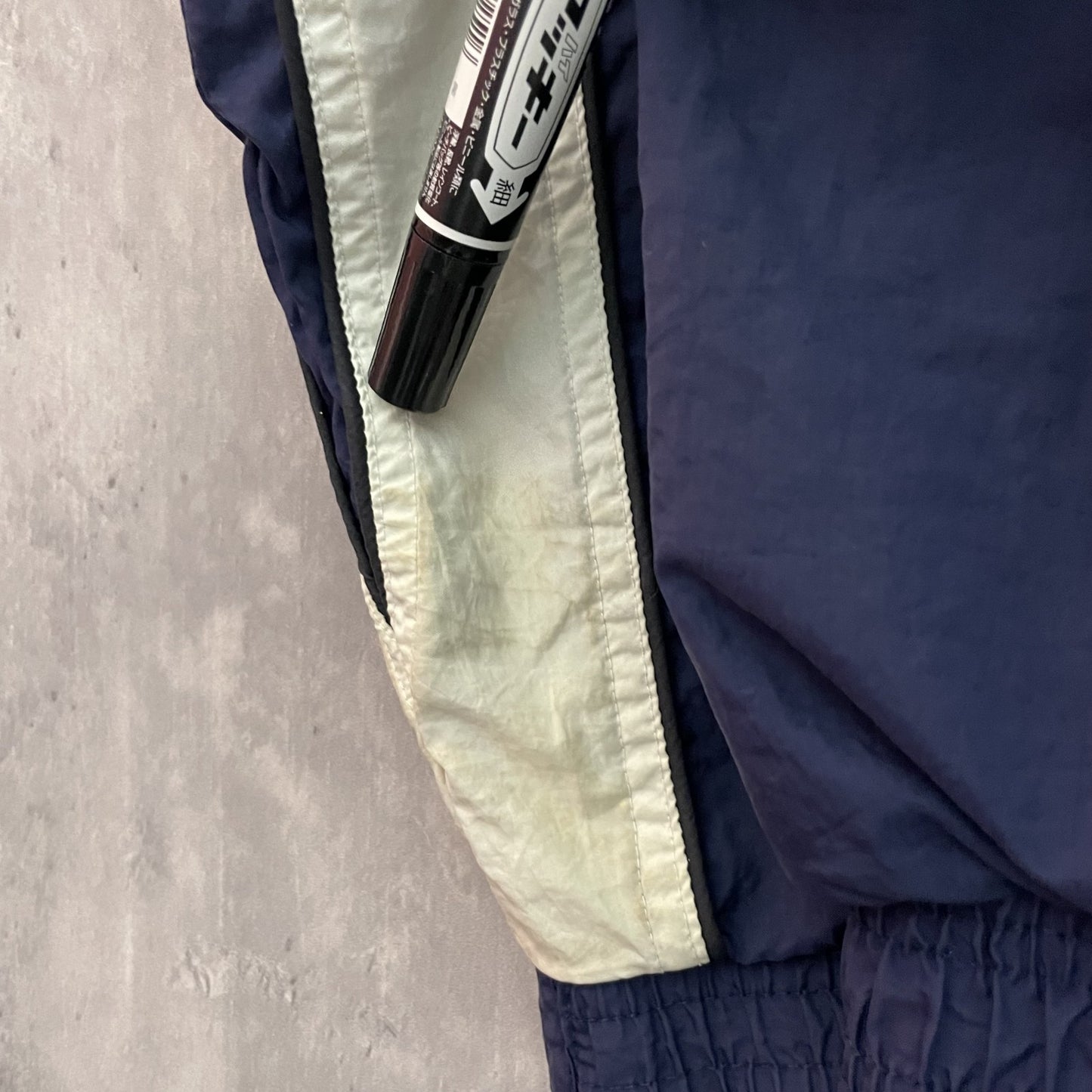 vintage 古着 ビンテージ Adidas アディダス フルジップ ナイロンジャケット ブルゾン ツートン