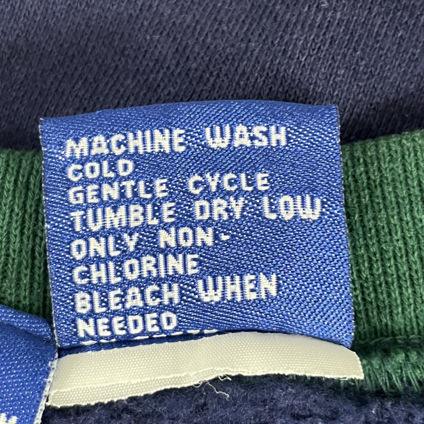 90s vintage 古着 ビンテージ スウェット 二重リブ オーバーサイズ ノーブランド フロント刺繍