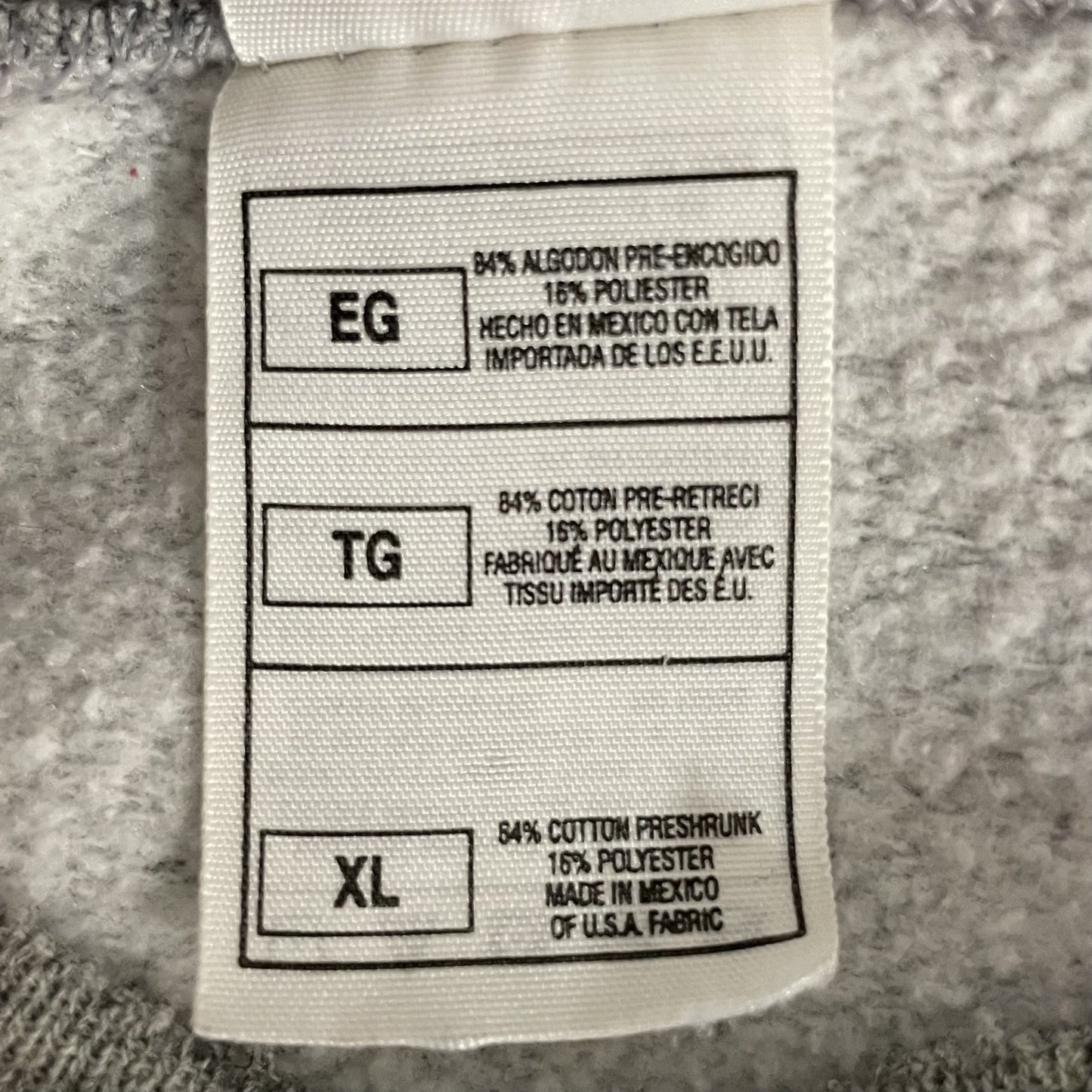 00s vintage 古着 ビンテージ FRUIT OF THE LOOM フルーツオブザルーム スウェット カレッジロゴ オーバーサイズ