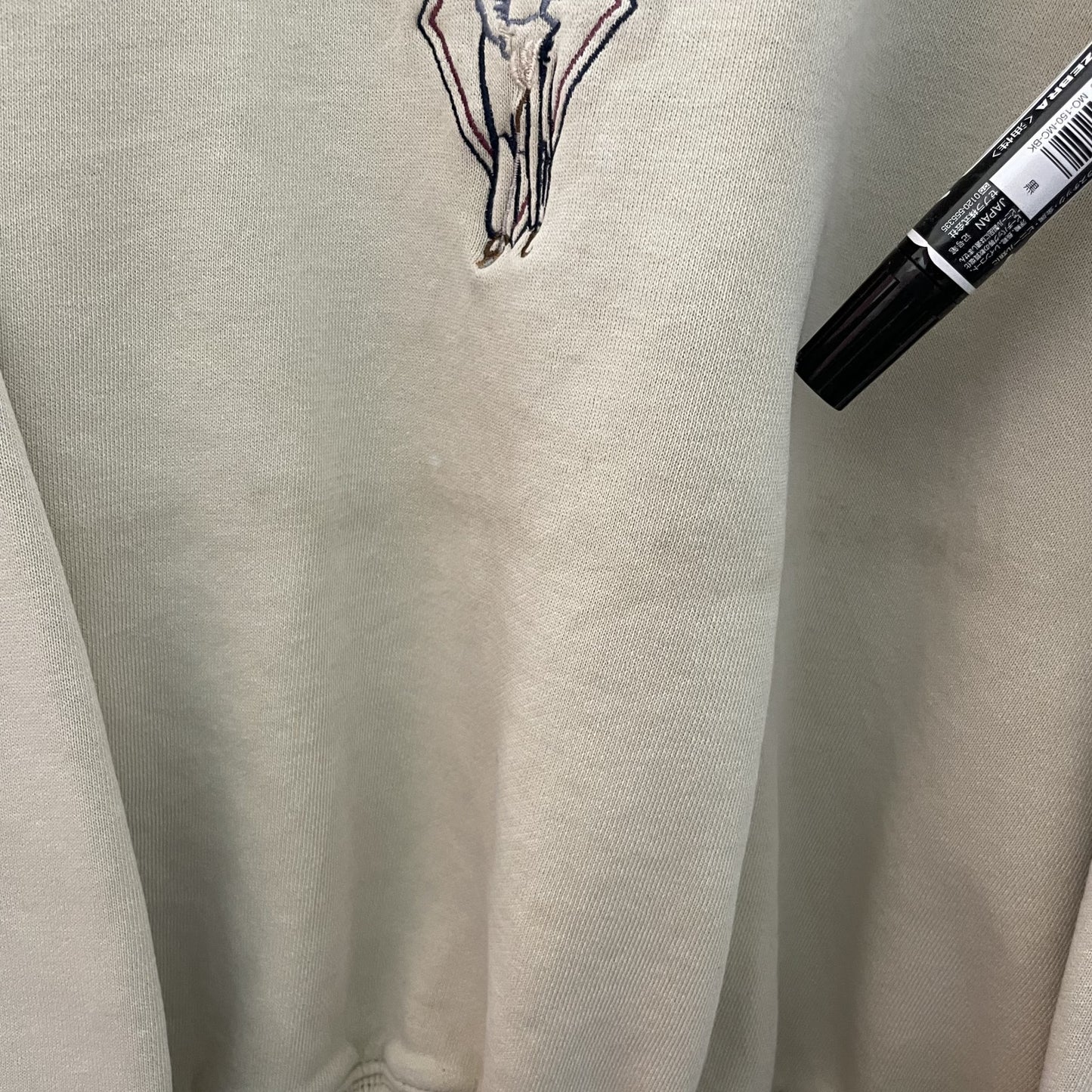 90s vintage 古着 ビンテージ MC SPort ボディー ゴルフ スウェット クルーネック アイボリー