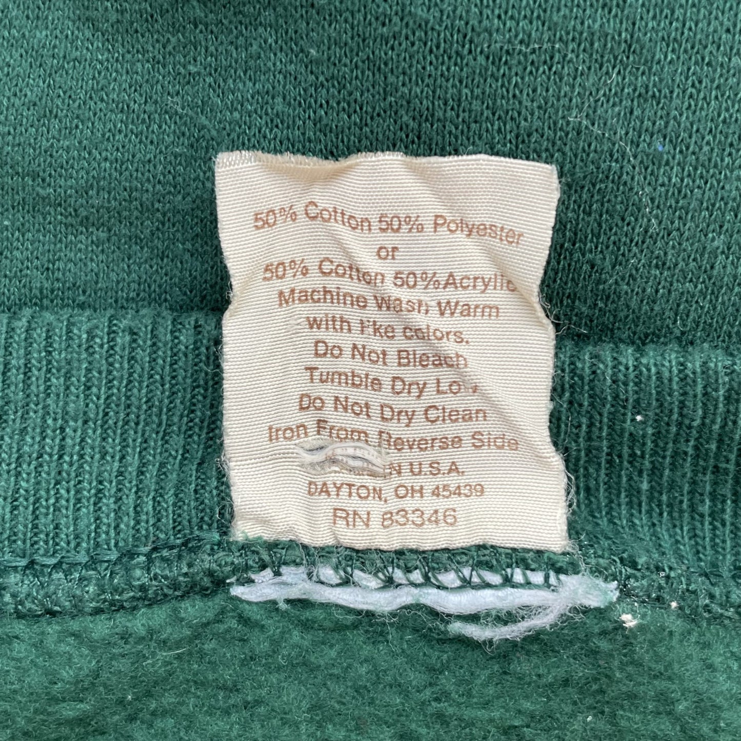 90s vintage 古着 ビンテージ Peanut Butter USA製 スウェット 刺繍ロゴ グリーン ゴルフ GOLF