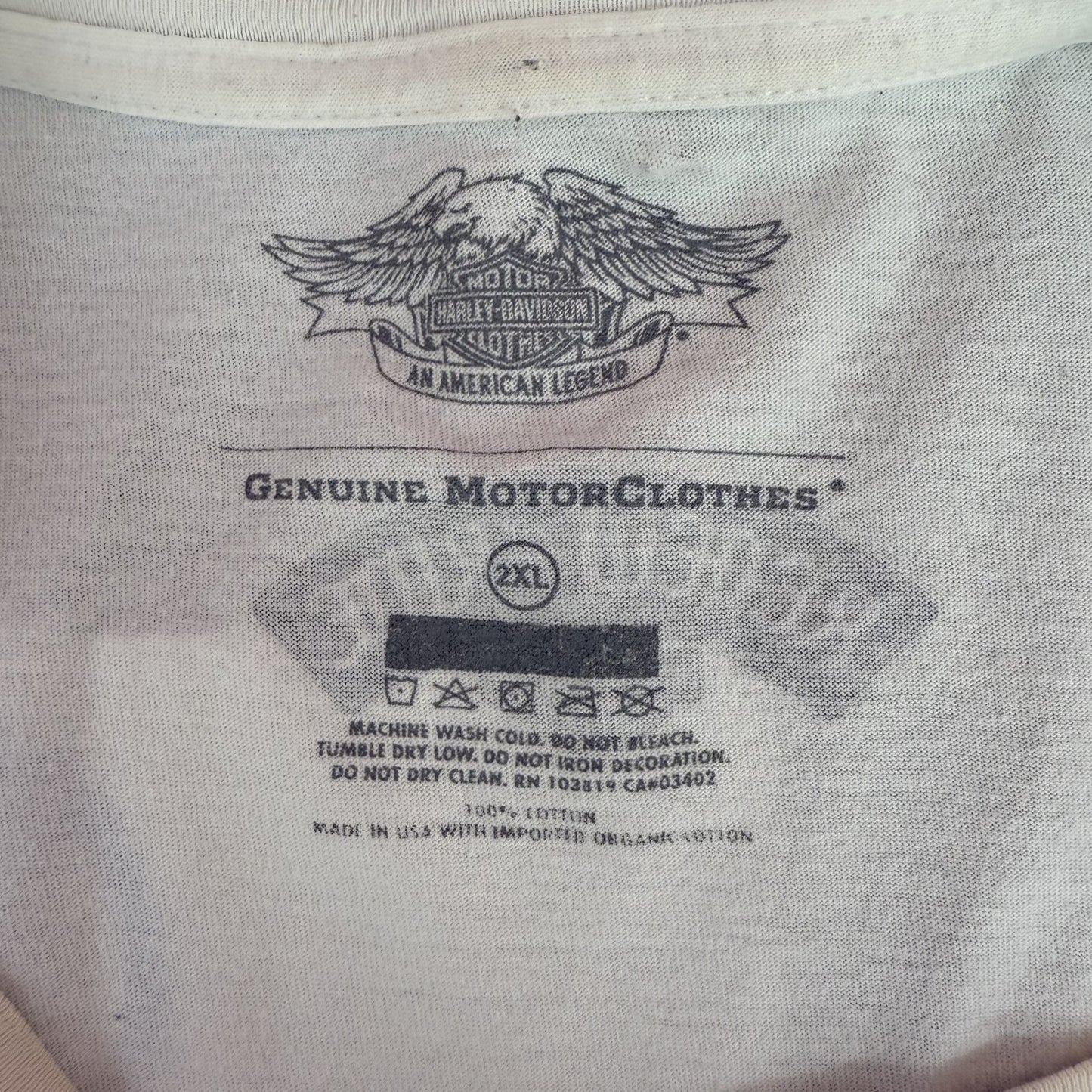 00s vintage 古着 ビンテージ ハーレーダビッドソン HARLEYDAVIDSON USA製 オーバーサイズ バイカー ストリート アメカジ 両面プリント