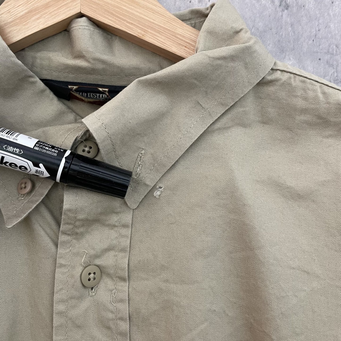 90s vintage 古着 ビンテージ 長袖シャツ ハンティングジャケット ロングスリーブ ワンポイント刺繍