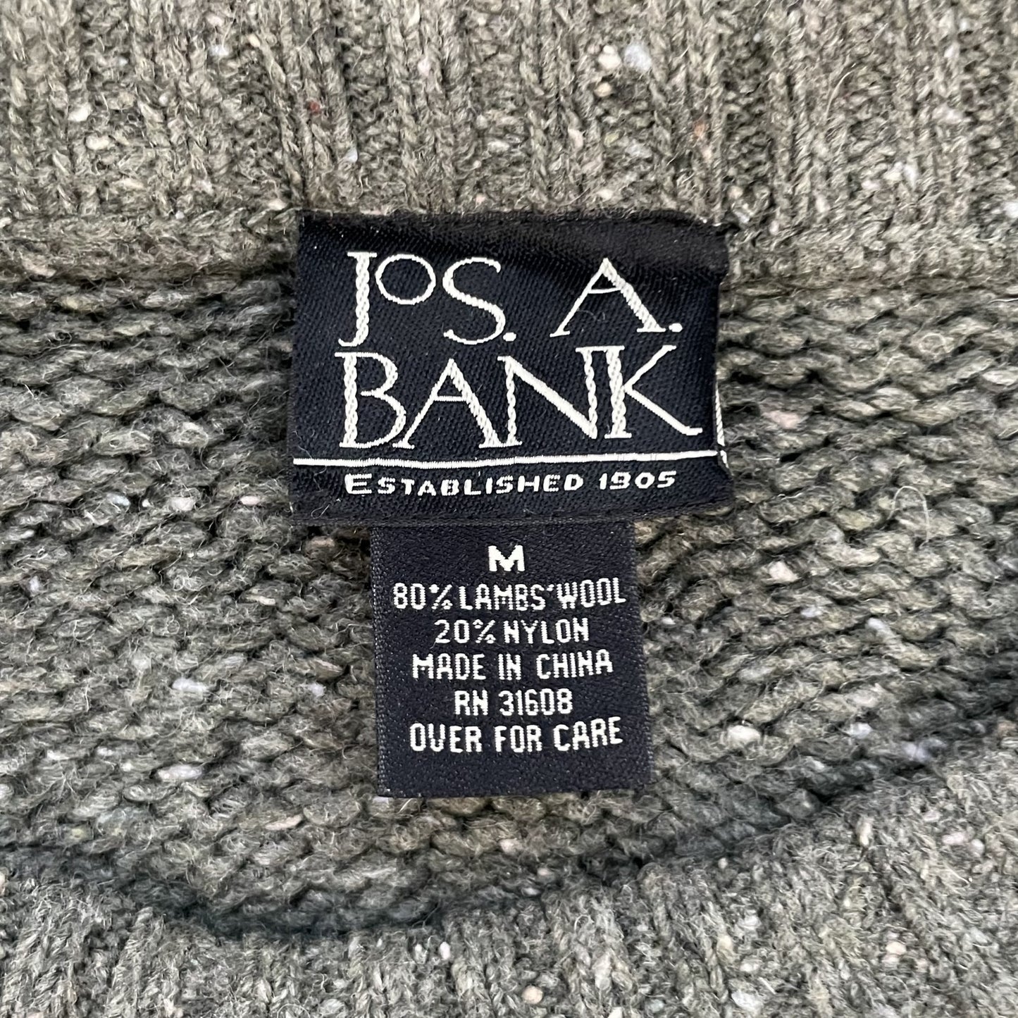 90s 00s vintage 古着 ビンテージ JOSABANK ジョスエーバンク ウールセーター ニット