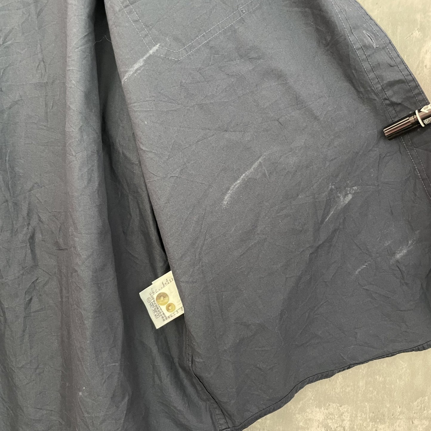 00s vintage 古着 ビンテージ エディーバウアー EddieBauer ボタンダウン 長袖シャツ ロングスリーブ 無地