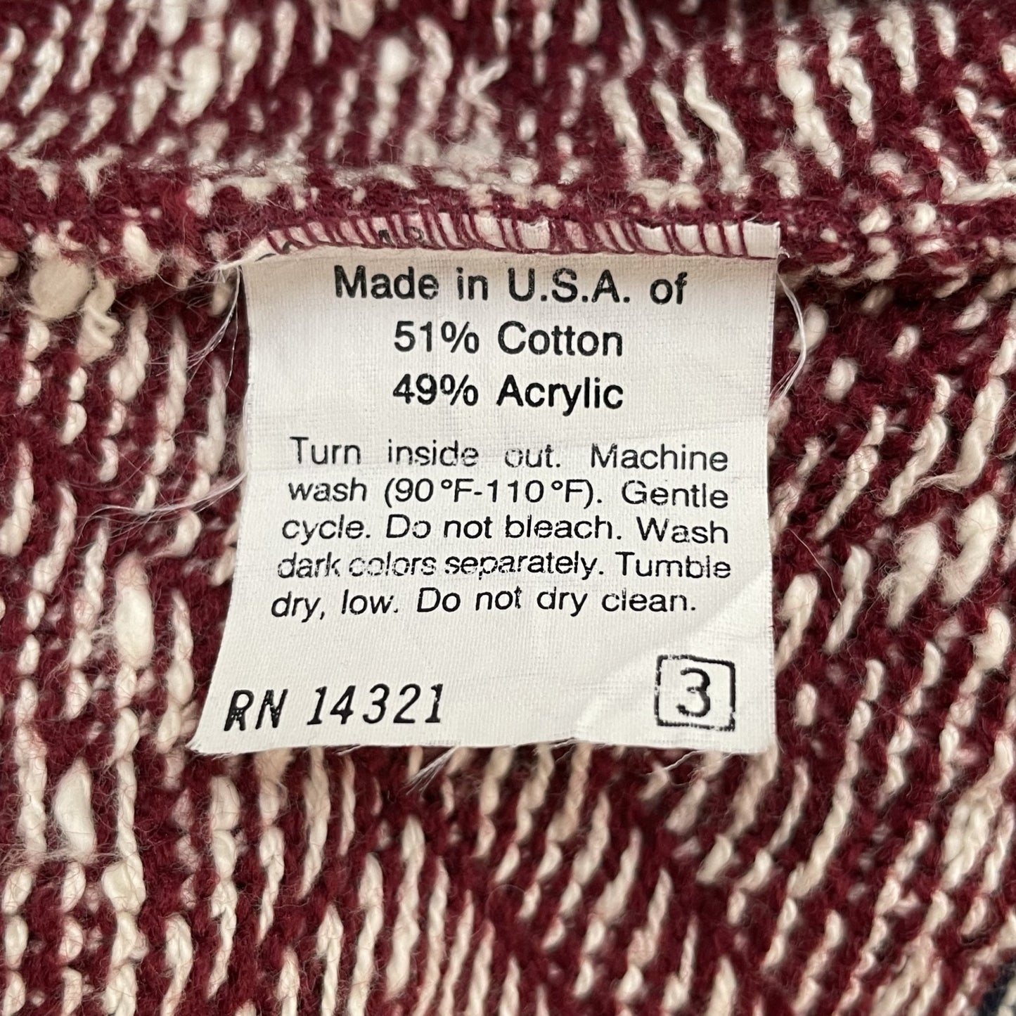 80s vintage 古着 ビンテージ ピューリタン PURITAN カーディガン USA製 インディアン 民族 紳士