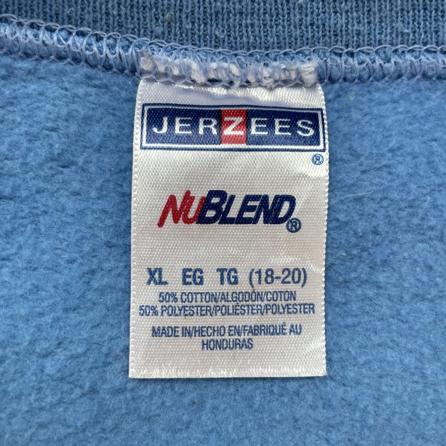 00s vintage 古着 ビンテージ ジャージーズ JERZEES スウェット カレッジ ノースカロライナ大学 ロゴプリント キャラクター チーム