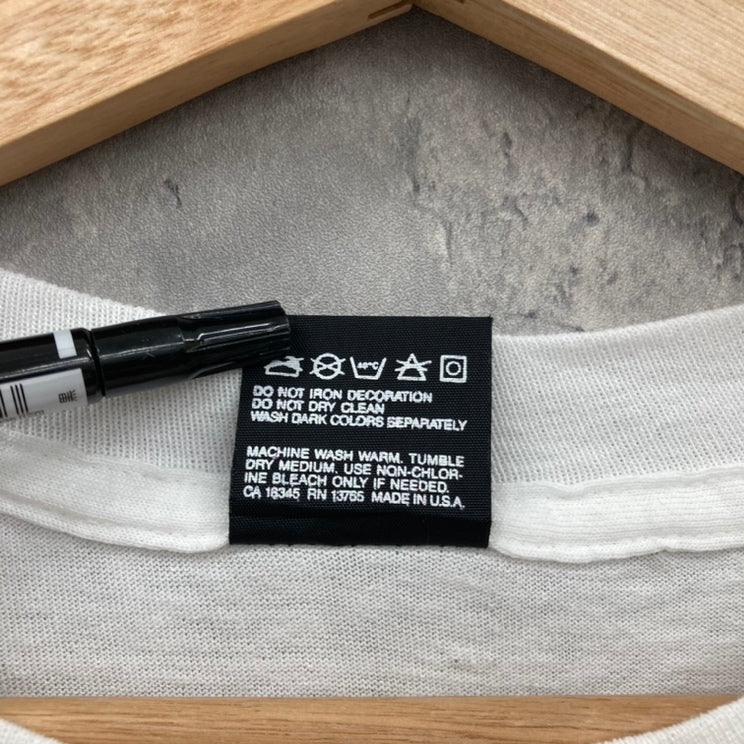 90s FRUIT OF THE LOOM DUNLAP 1994 フルーツ 半袖 Tシャツ 古着 ビンテージ XL ホワイト