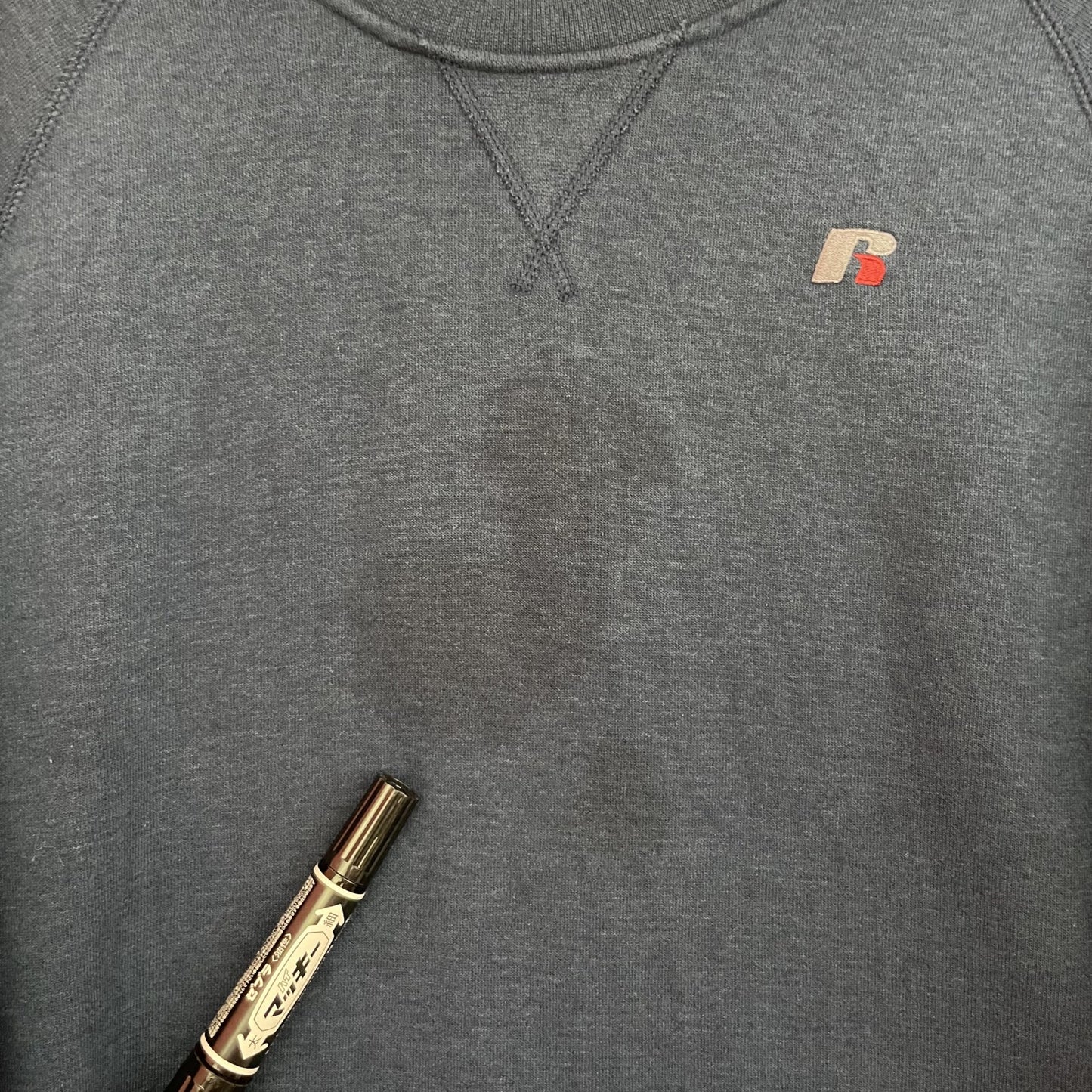 00s vintage 古着 ビンテージ ラッセル スウェット RUSSELL ロゴ刺繍 トレーナー