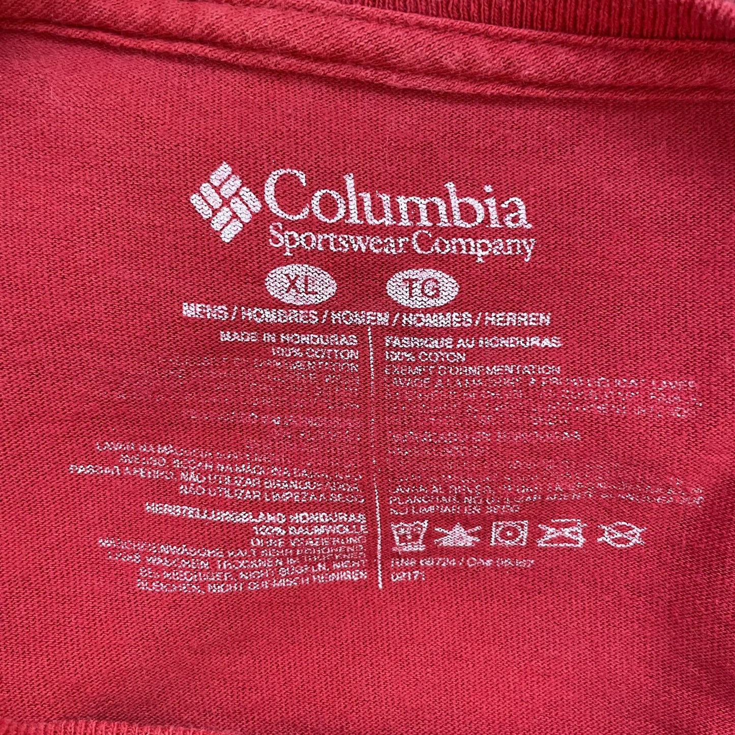 00s vintage 古着 ビンテージ コロンビア Coiumbia ロンT 袖プリント フロントプリント アウトドア