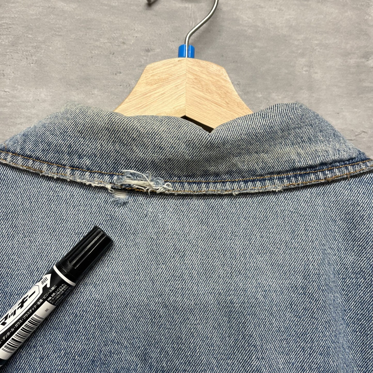 90s vintage 古着 ビンテージ ラングラー Wrangler デニムジャケット デニムボア インディゴ