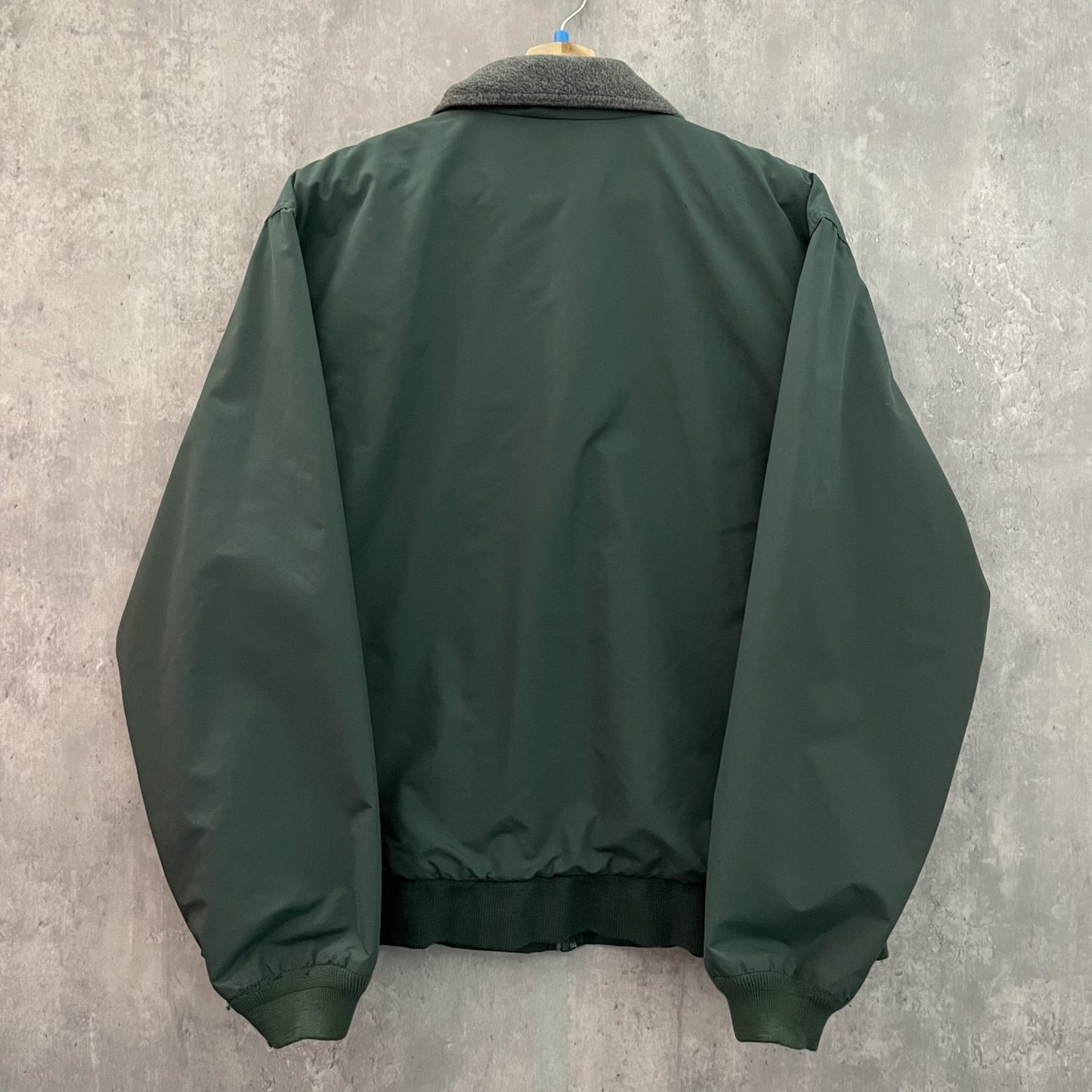 90s vintage 古着 ビンテージ エルエルビーン L.L.Bean アウトドア ナイロンジャケット ウォームアップジャケット 裏地フリース