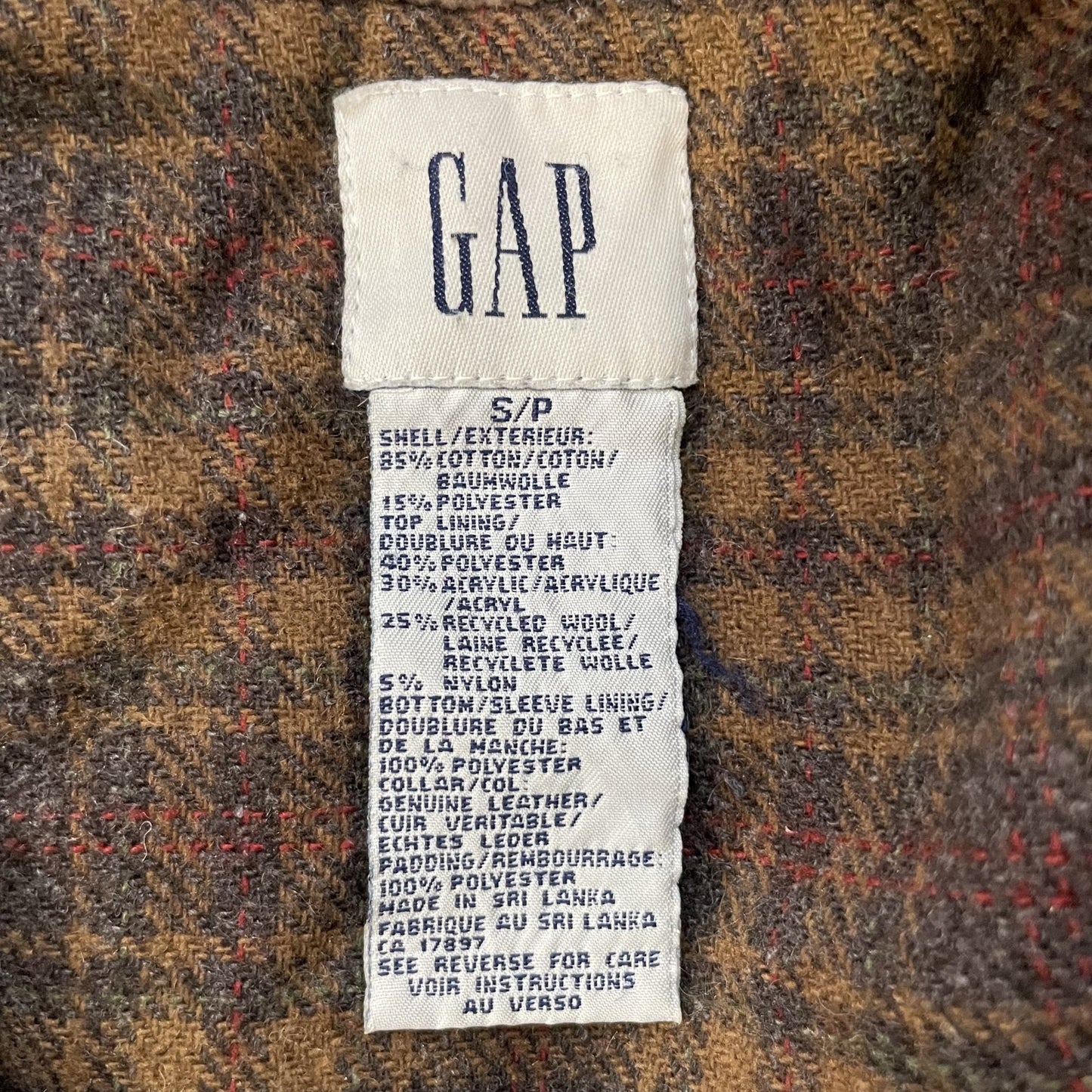 90s vintage 古着 ビンテージ GAP コーデュロイジャケット コート オールドギャップ キルティング