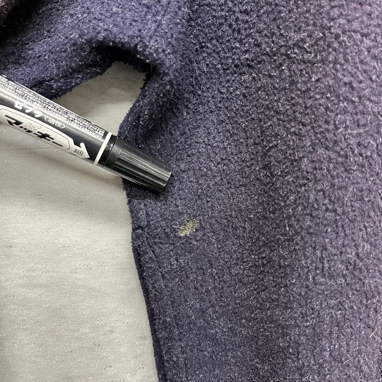 00s vintage 古着 ビンテージ ACTIONWEST フリースジャケット フルジップ ワッペン付 シンプル メンズ