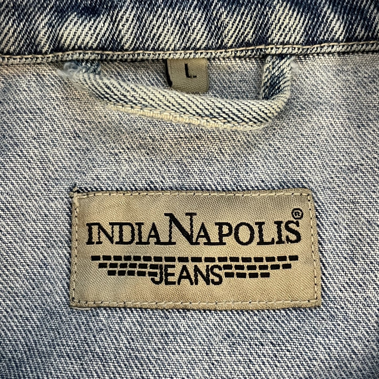 vintage 古着 ビンテージ デニムジャケット INDLANAPOLIS Gジャン アメカジ カジュアル バイカー