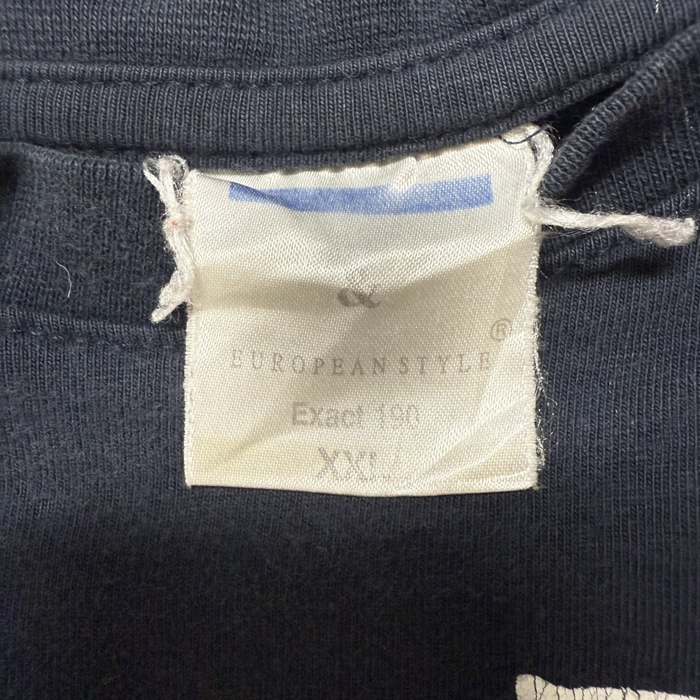 00s プリントTシャツ シティ ストリート オーバーサイズ ダイバーサイン SIGNESTシャツ ネイビー