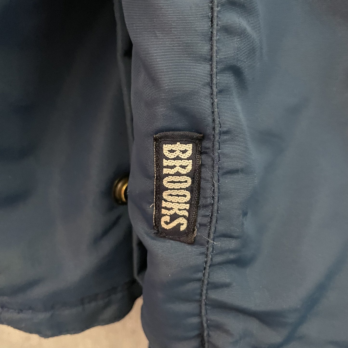 90s vintage 古着 ビンテージ グースアンドガンダー マウンテン ナイロンジャケット フロント刺繍 スナップボタン