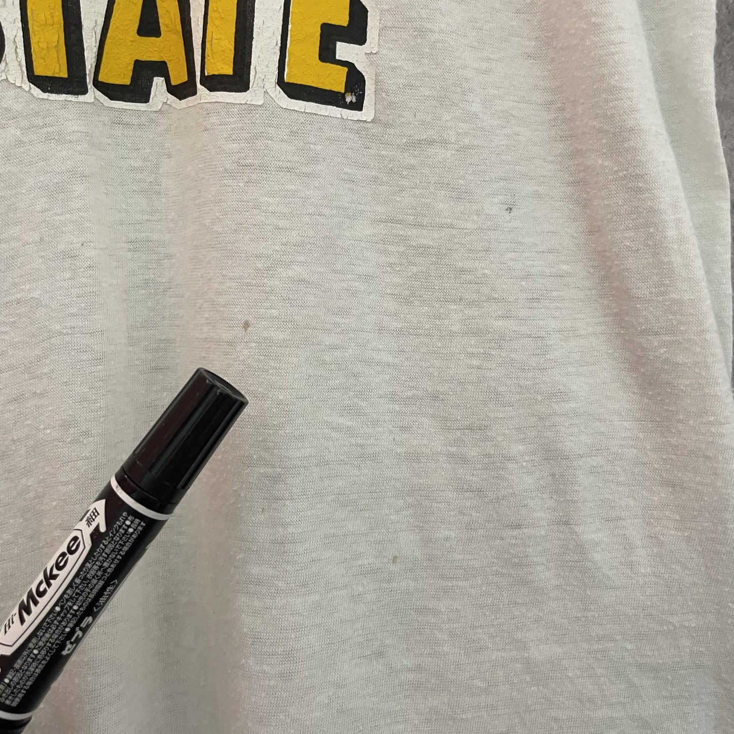 70s vintage 古着 ヴィンテージ WISCONSIN バッキーくん シングルステッチ Tシャツ カレッジ キャラクター