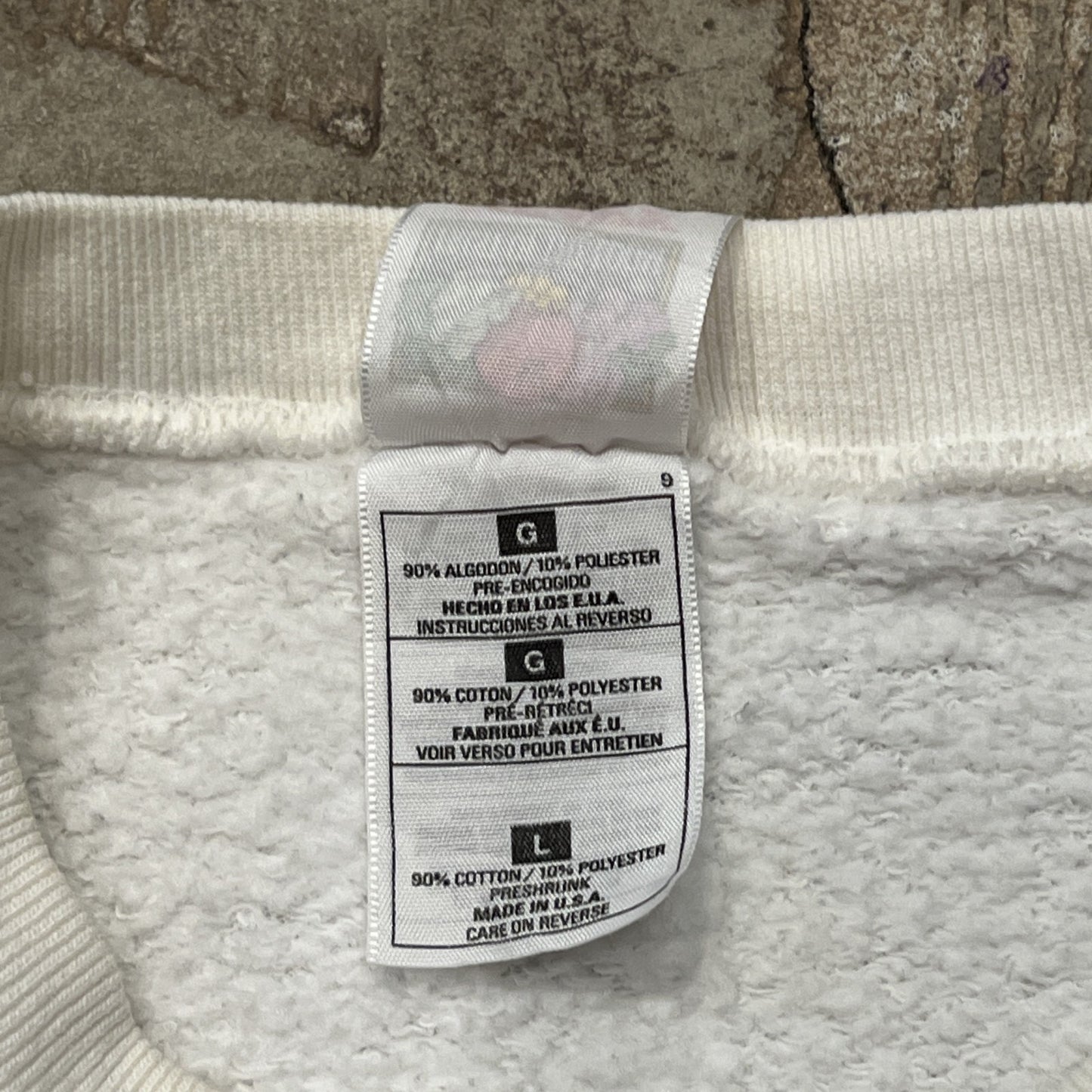 00s fruit of the loom Heavy cotton USA製 刺繍スウェット