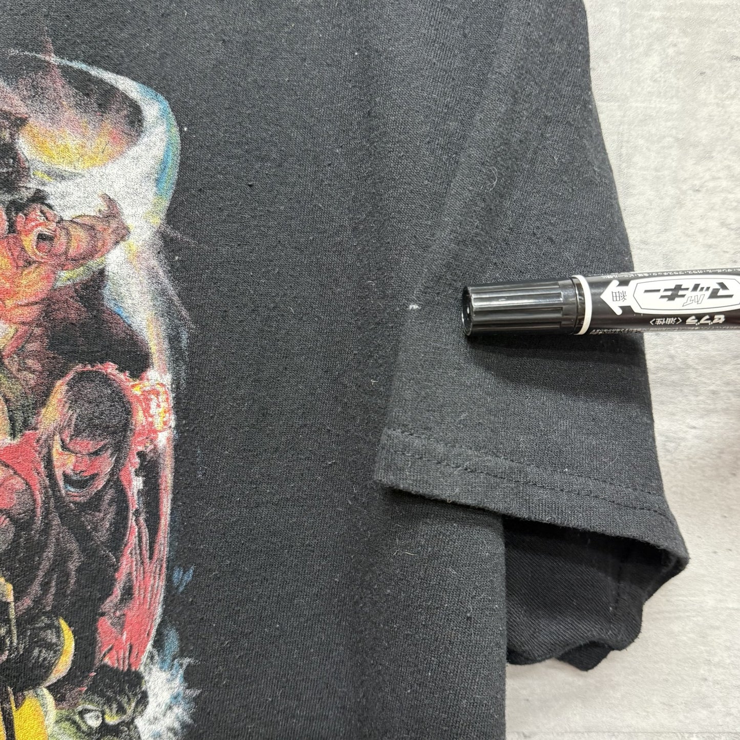 00s vintage 古着 ビンテージ キャラクター アニメ プレステ ゲーム ストリートファイター ブラック Brisco Brands